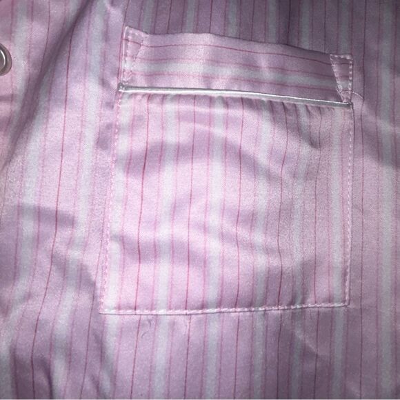 New, Miss Elaine Stripe Print Pajama Lounge Wear 2 Pc. Set - Picture 7 of 11